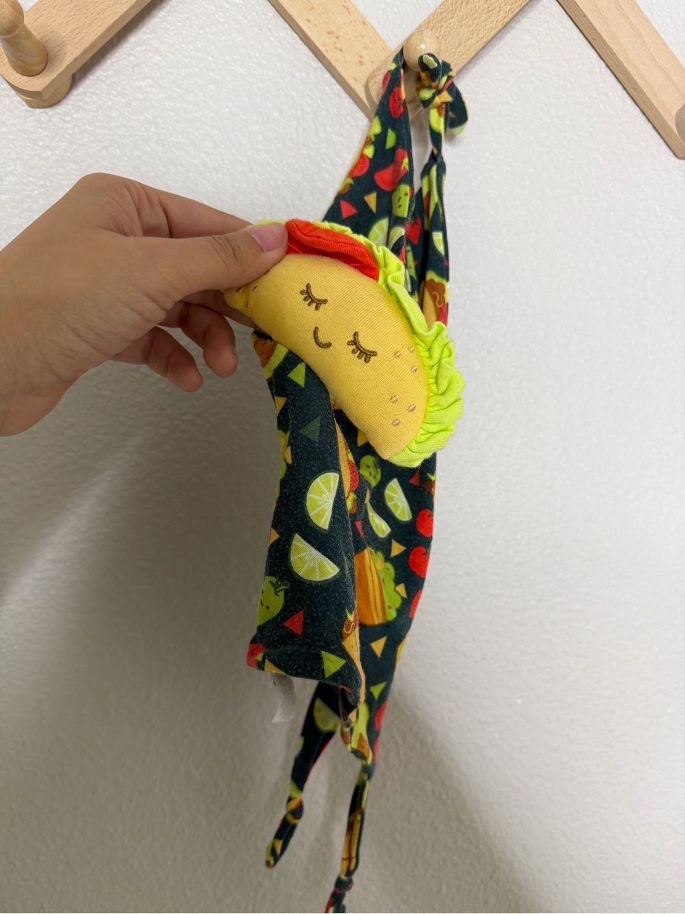 Little sleepies taco time lovey blanket